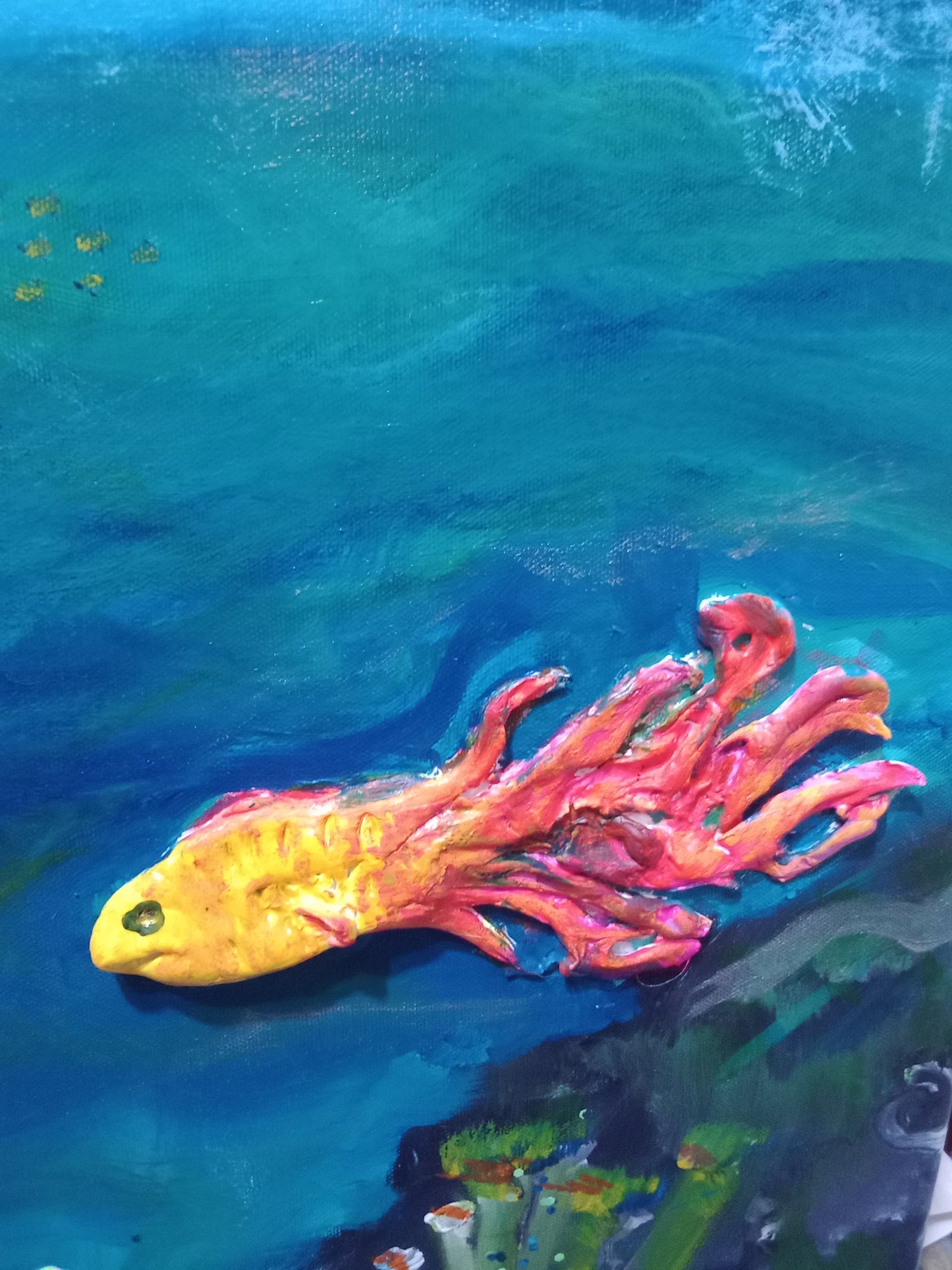 "Oceanic Coraloscity" Original Fine Art Painting