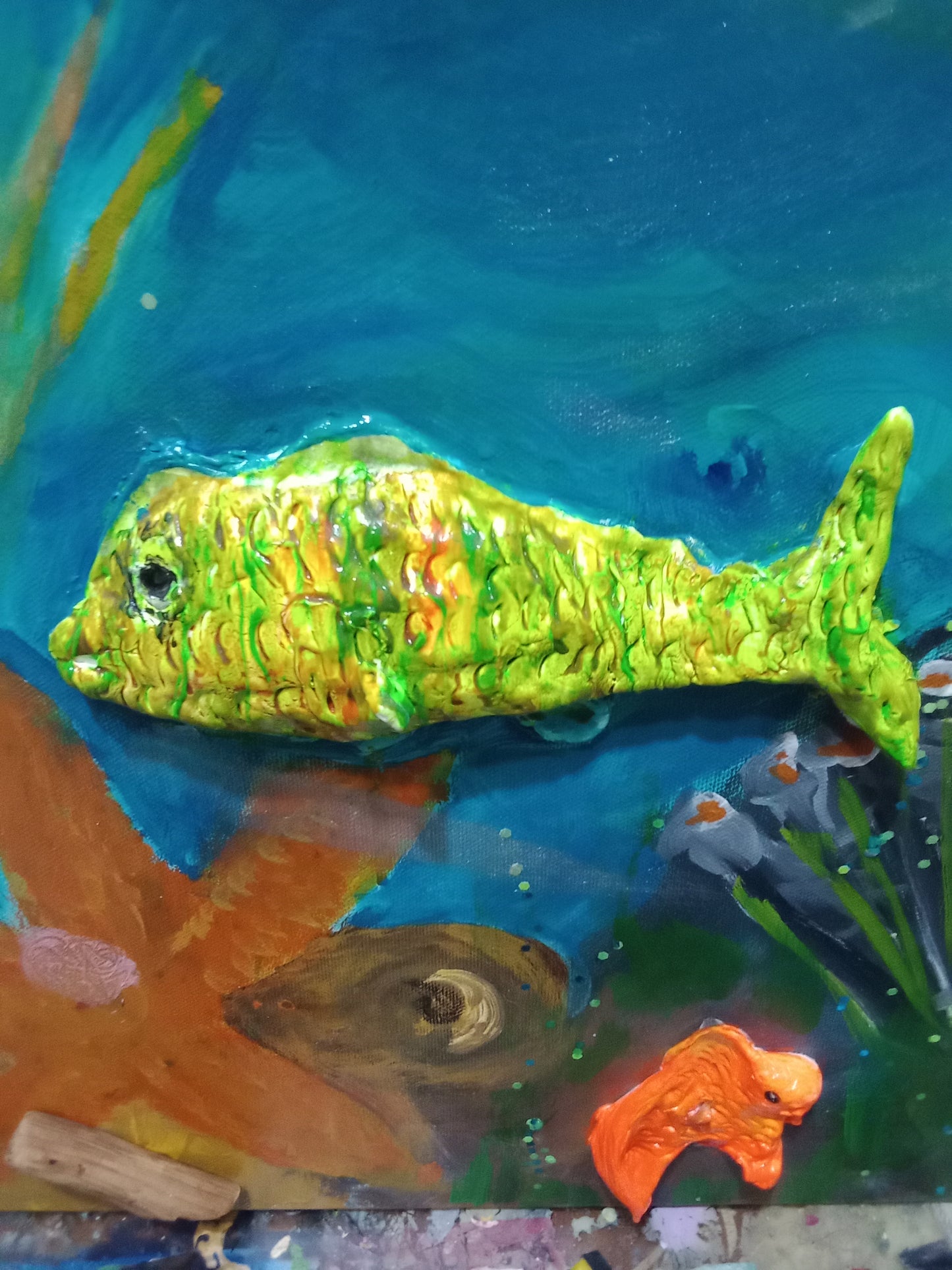 "Oceanic Coraloscity" Original Fine Art Painting
