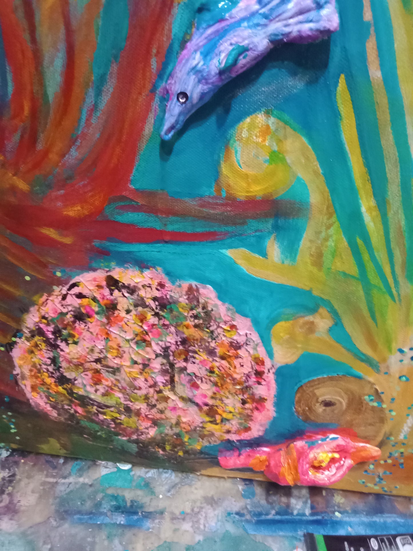 "Oceanic Coraloscity" Original Fine Art Painting