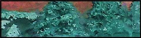 "Frosty Pines" Original Miniature Painting - Art by Don Paone and Friends
