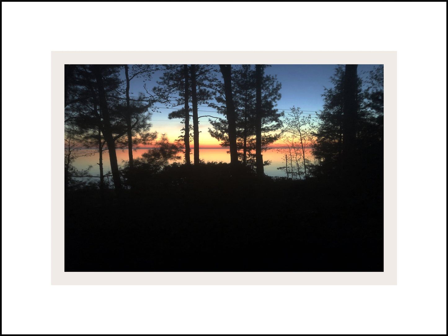 "Serenity Sunset" Photographic Matted Print - Art by Don Paone and Friends
