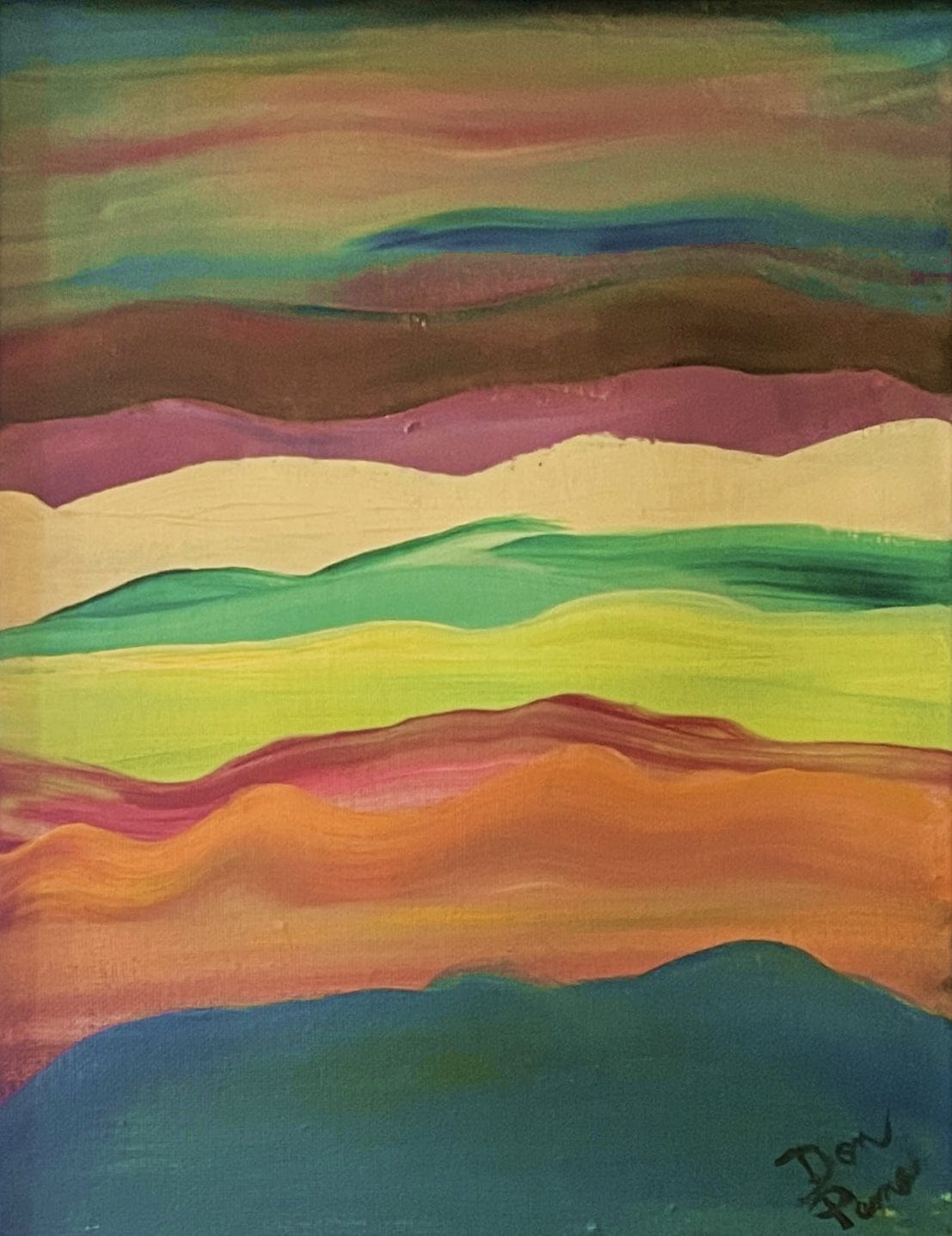 "Landscape Extraordinaire" Original Acrylic Painting - Art by Don Paone and Friends