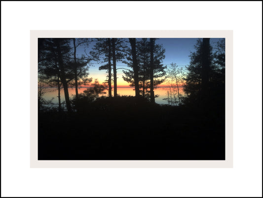 "Serenity Sunset" Photographic Matted Print - Art by Don Paone and Friends